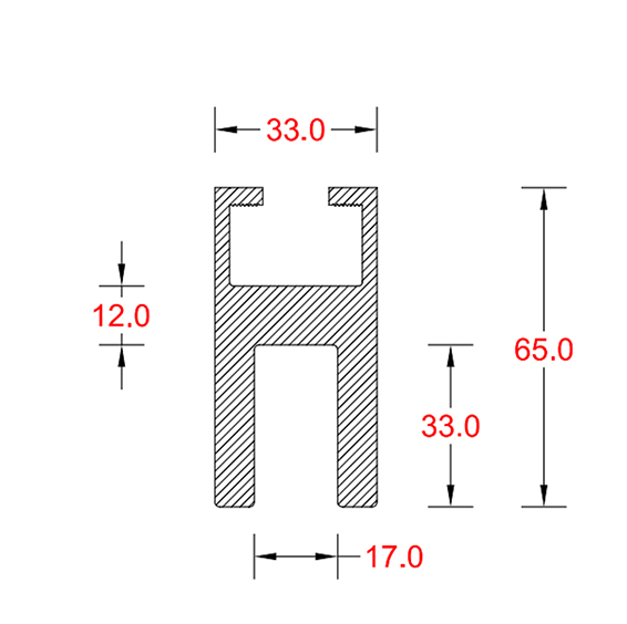 Solar Mounting Structure Rail Section Chennai