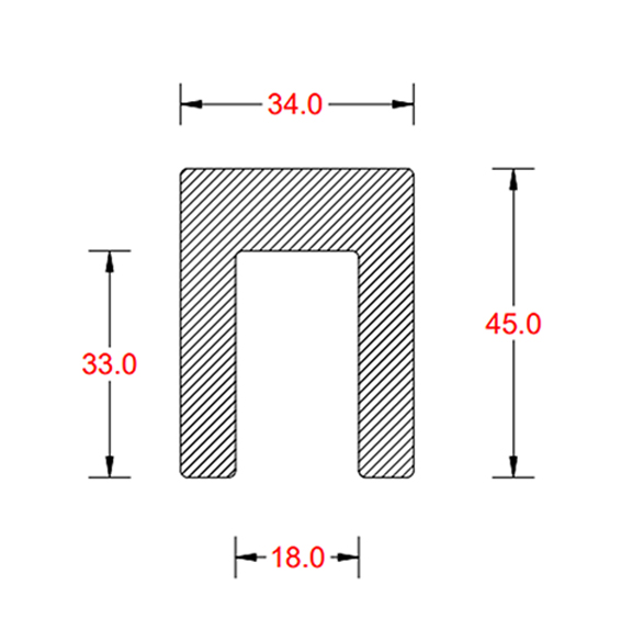 Solar Mounting Structure Rail Section Chennai