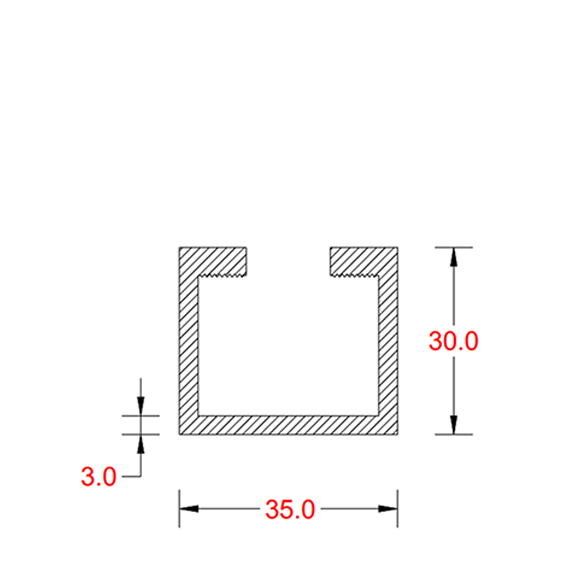 Solar Mini Rail Size