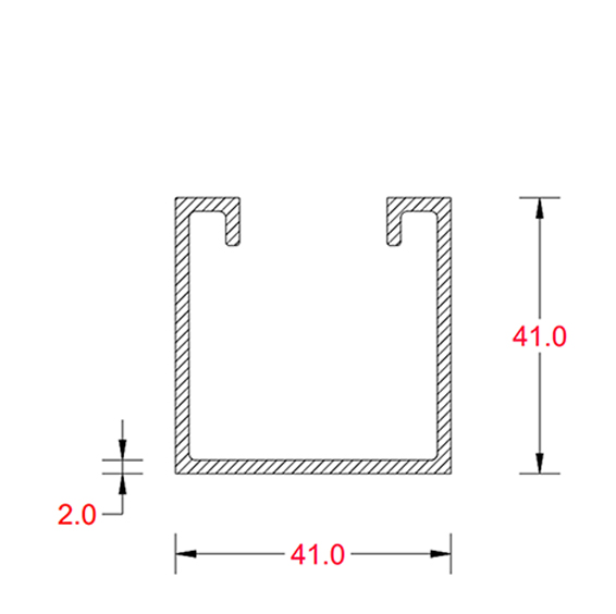 Solar Mounting Structure Rail Section Chennai