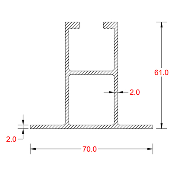 Solar Mounting Structure Rail Section Chennai