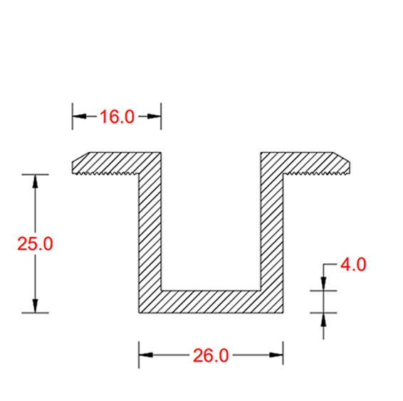 Solar Mounting Clamp Section