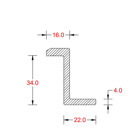 Solar Clamp Dimension