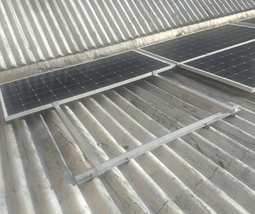 Asbestos roof solar mounting system chennai