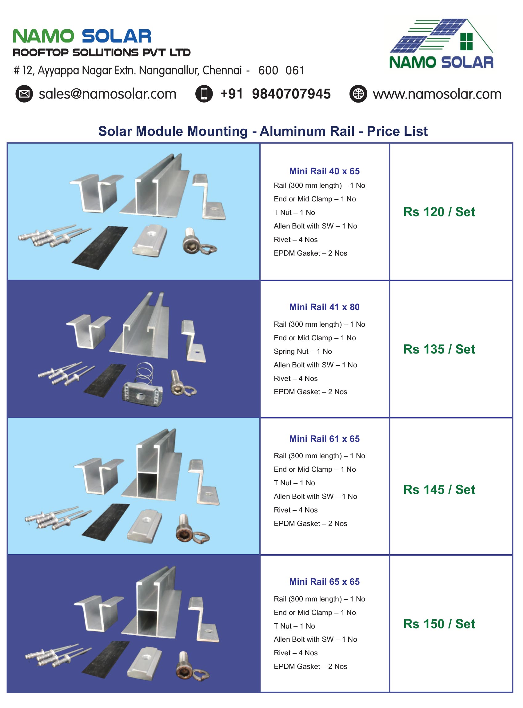 Solar Structure Price in Chennai
