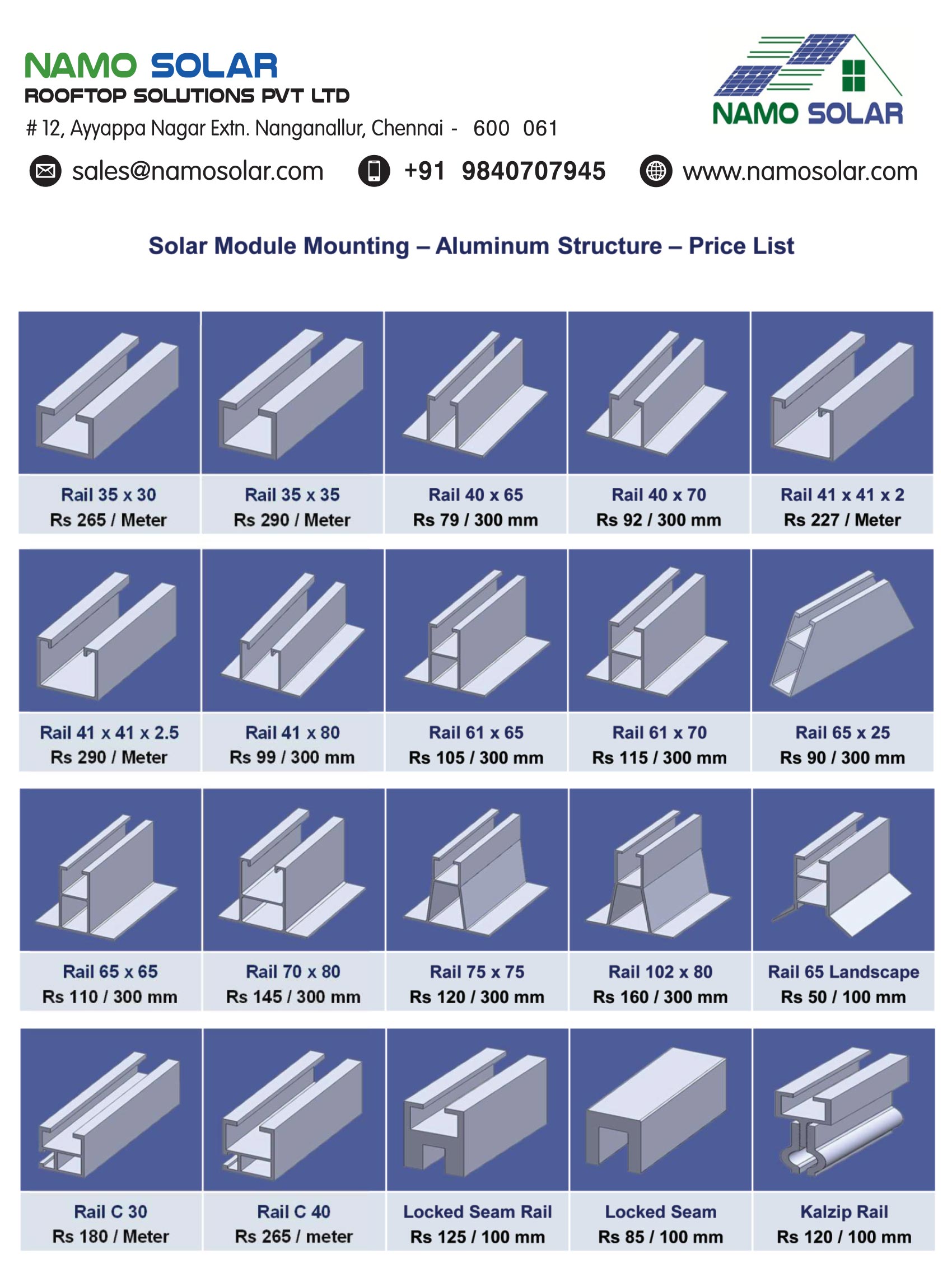 Solar Structure Price in India