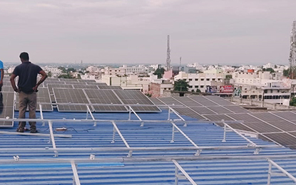 Solar East West Roof Structrue Chennai