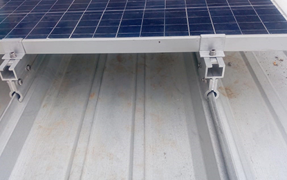 Metal Sheet Roof Aluminium Solar Structure Chennai